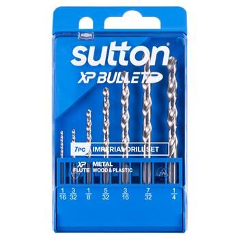 Drill D220 Jobber Set Hss Bright 116 14In 7Pc Xp Bullet