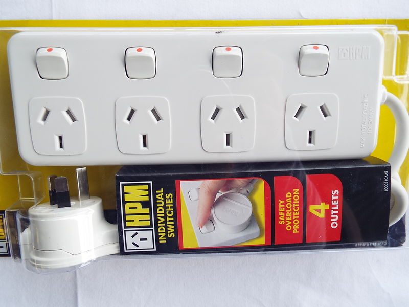 HPM 4 OUTLET SWITCHED POWERBOARD